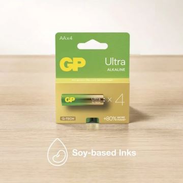 2 ks Alkalická baterie C GP ULTRA 1,5V