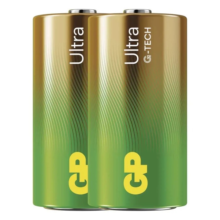2 ks Alkalická baterie C GP ULTRA 1,5V