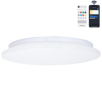 Aigostar - LED Koupelnové stropní svítidlo LED/18W/230V 3000-65000K IP44 + dálkové ovládání