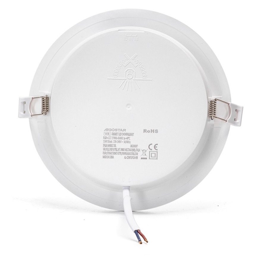 Aigostar - LED RGBW Stmívatelné podhledové svítidlo LED/15W/230V 2700-6500K pr. 17,5 cm Wi-Fi