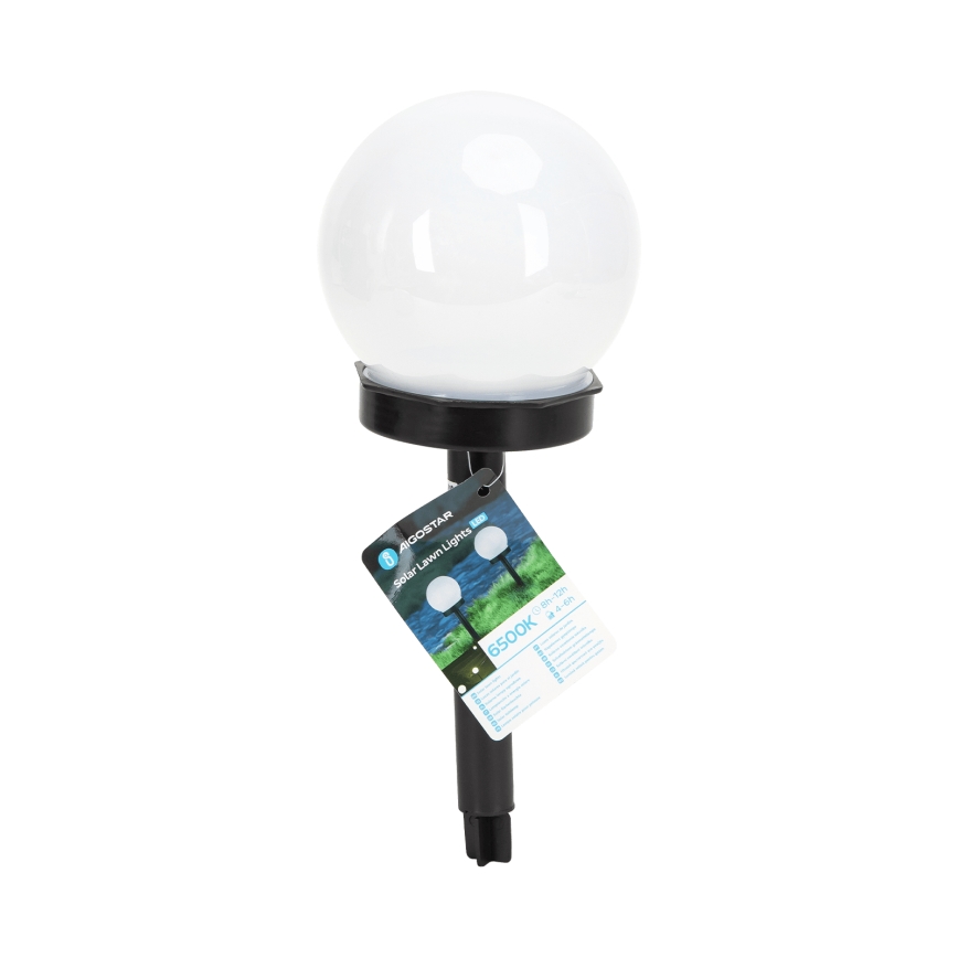 Aigostar - LED Solární lampa LED/0,006W/1,2V 33cm černá 6500K IP44