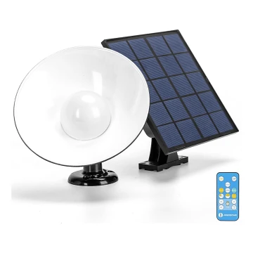 Aigostar - LED Solární nástěnné svítidlo LED/3,2V 3000K/4000K/6500K IP65 + dálkové ovládání
