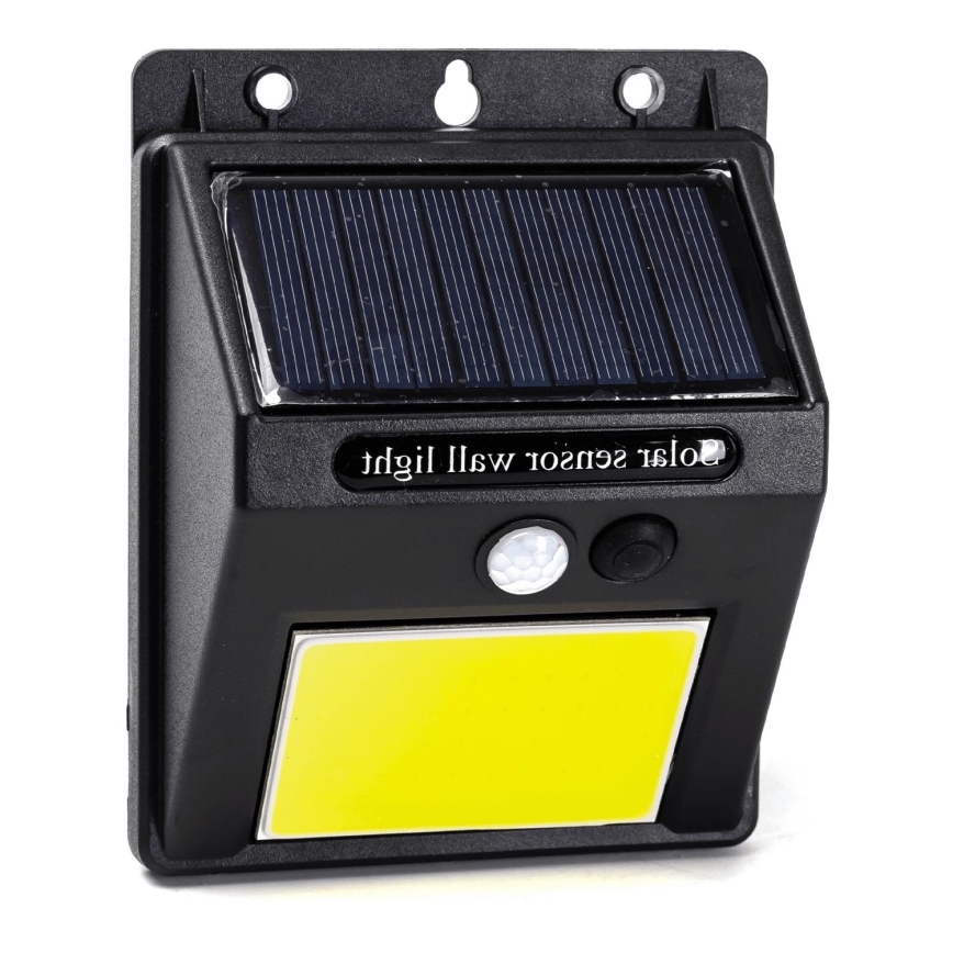 Aigostar - LED Solární nástěnné svítidlo se senzorem LED/13W/5,5V 6500K IP65
