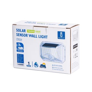 Aigostar - LED Venkovní solární svítidlo se senzorem LED/1,48W/5V IP65