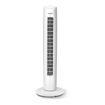 Aigostar - Sloupový ventilátor 45W/230V bílá