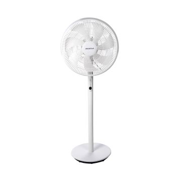 Aigostar - Stojanový ventilátor 45W/230V bílá + dálkové ovládání