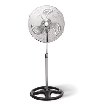 Aigostar - Stojanový ventilátor 50W/230V lesklý chrom/černá