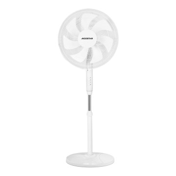 Aigostar - Stojanový ventilátor 60W/230V bílá