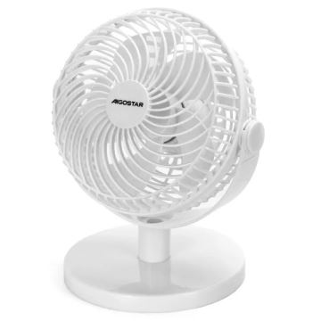 Aigostar - Stolní ventilátor 3W/5V bílá