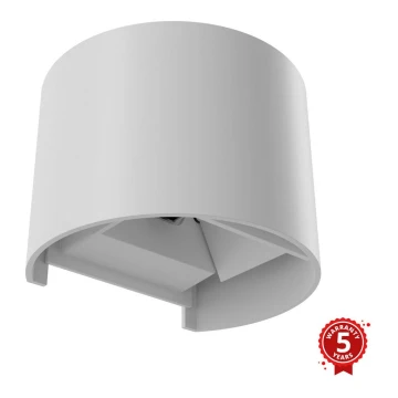 APLED - LED Venkovní nástěnné svítidlo OVAL LED/3W/230V  IP65 bílá