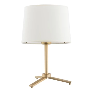 Argon 8318 - Stolní lampa CAVALINO 1xE27/15W/230V 39 cm krémová/zlatá