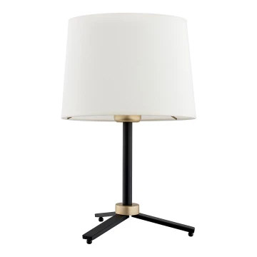 Argon 8319 - Stolní lampa CAVALINO 1xE27/15W/230V 39 cm krémová/černá