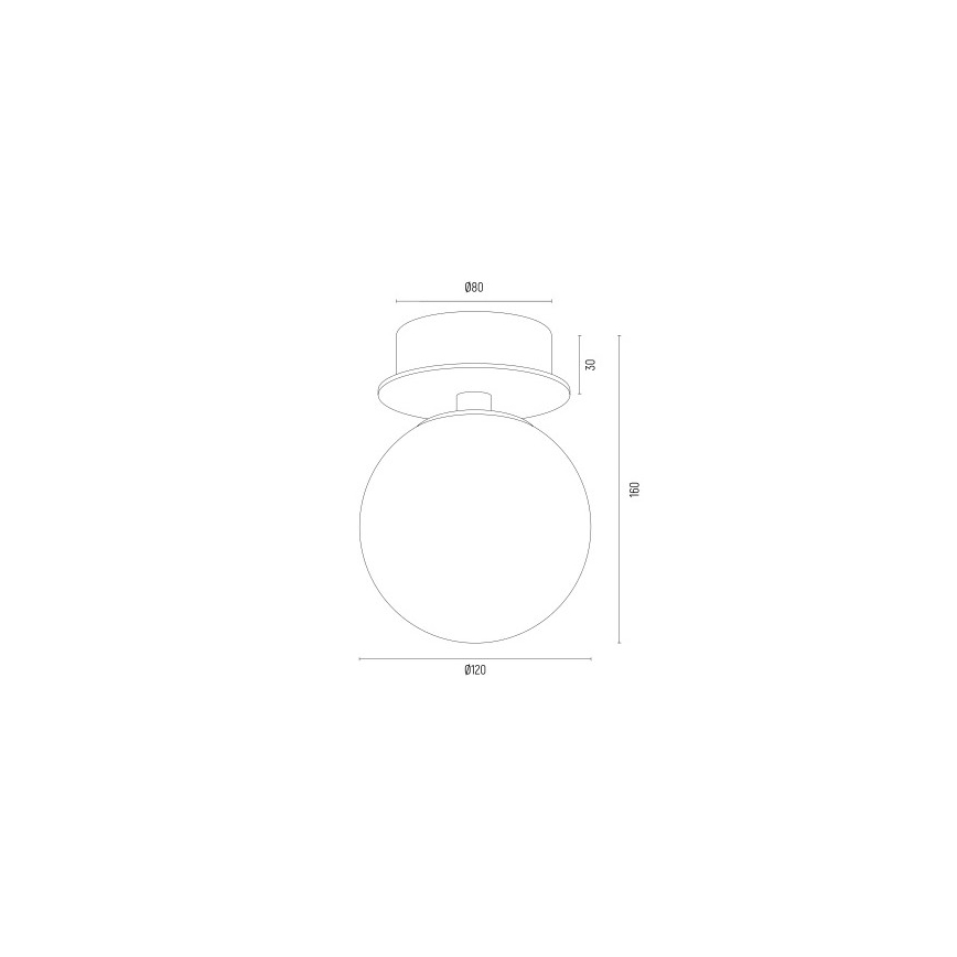 Argon 8453 - Nástěnné svítidlo FABIO 1xE14/7W/230V alabastr zlatá