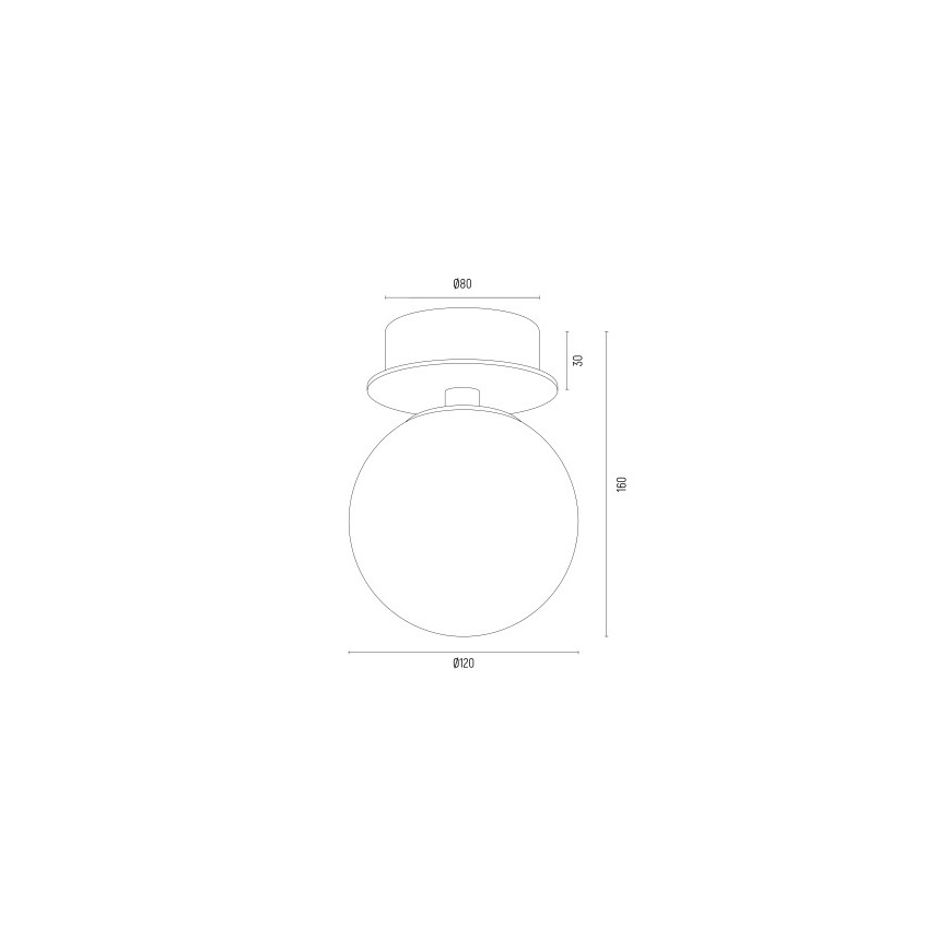 Argon 8454 - Nástěnné svítidlo FABIO 1xE14/7W/230V alabastr bílá