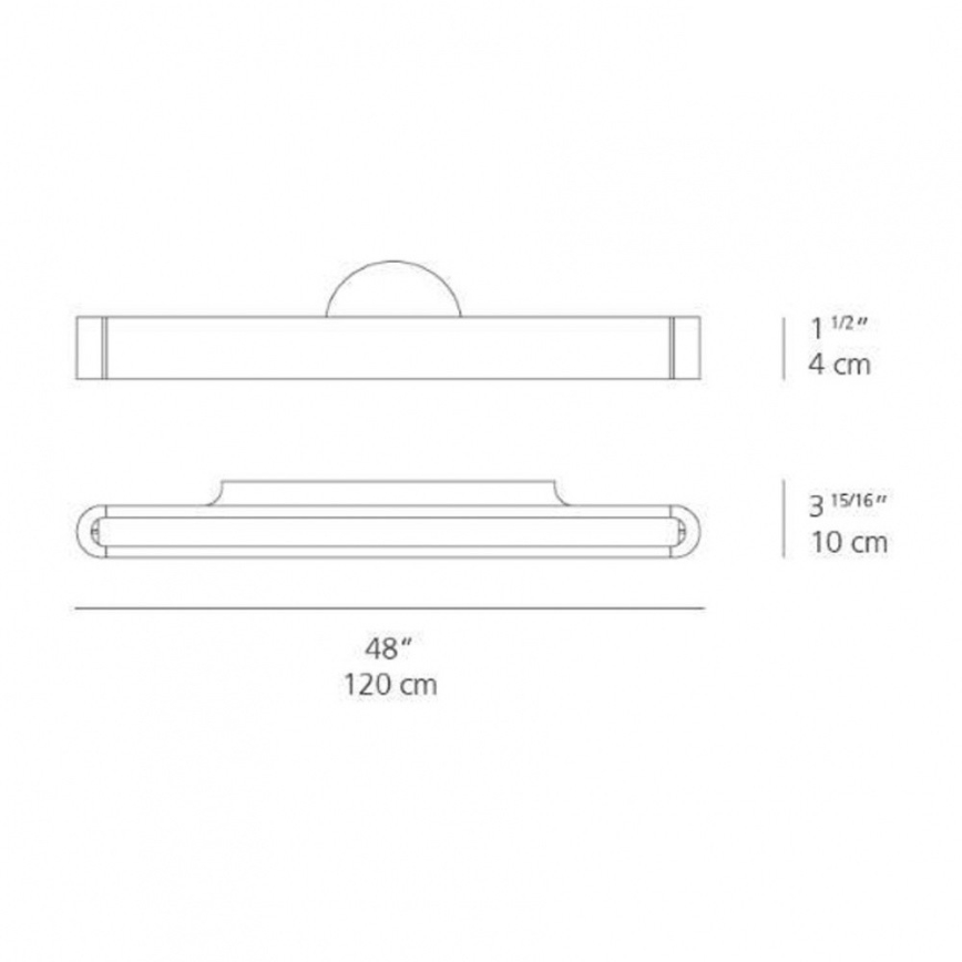 Artemide AR 1917020A - LED Nástěnné svítidlo TALO 120 1xLED/51W/230V