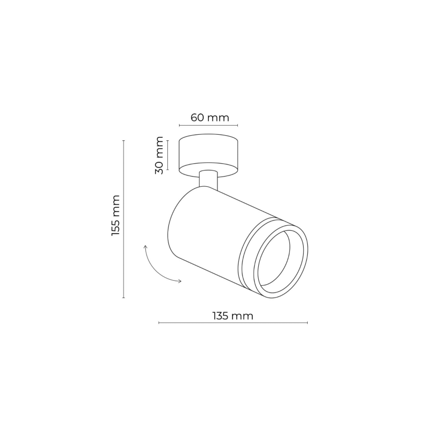 Bodové svítidlo JET 1xGU10/10W/230V bílá