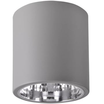 Bodové svítidlo JUPITER 1xE27/20W/230V pr. 16,5 cm šedá