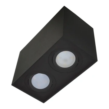 Bodové svítidlo SIROCO 2xGU10/30W/230V černá