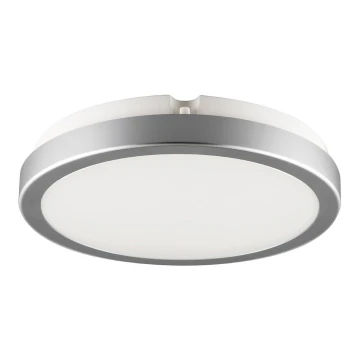 Brilagi - LED Koupelnové stropní svítidlo PERA 18W/230V pr. 22 cm IP65 stříbrná