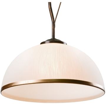 Brilagi - LED Lustr na tyči ANTICO 1xE27/60W/230V bronz patina