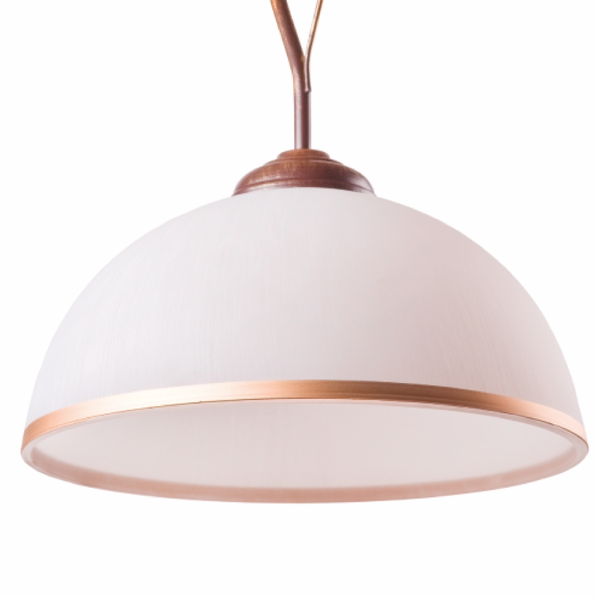 Brilagi - LED Lustr na tyči ANTICO 1xE27/60W/230V bronz patina