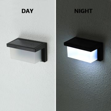 Brilagi - LED Solární nástěnné svítidlo se senzorem BRICK LED/12W/5,5V IP65