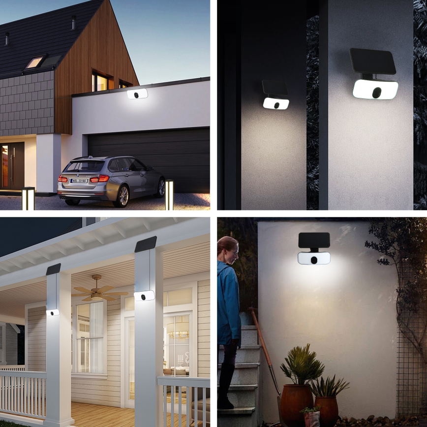 Brilagi - LED Solární nástěnné svítidlo se senzorem ROOF LED/13W/5V IP65