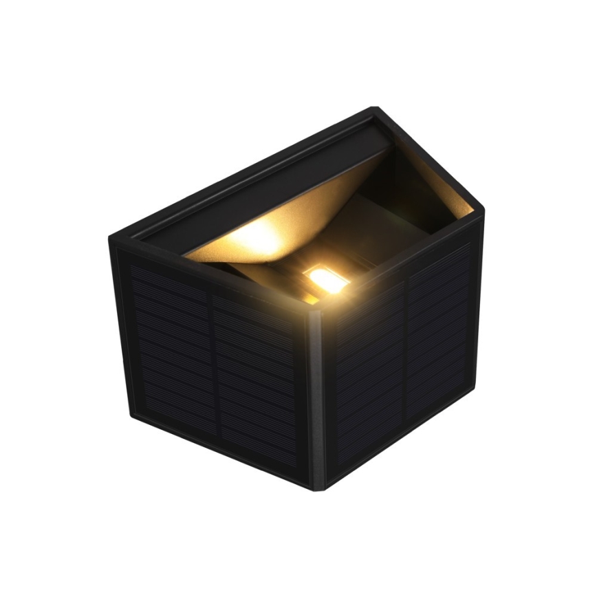 Brilagi - LED Solární nástěnné svítidlo se senzorem SOLAR CUBE LED/2W/3,2V IP54