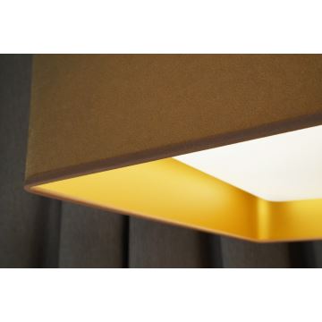 Brilagi - LED Stmívatelné stropní svítidlo VELVET SQUARE LED/24W/230V 3000/4000/6500K + dálkové ovládání béžová