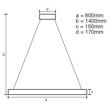 Brilagi - LED Stmívatelný křišťálový lustr na lanku HALO LED/40W/230V + dálkové ovládání