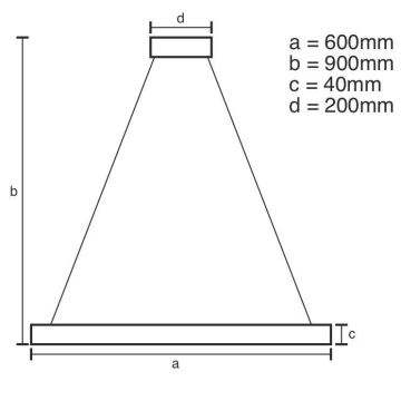 Brilagi - LED Stmívatelný lustr na lanku CIRCLE LED/42W/230V 3000-6500K + dálkové ovládání