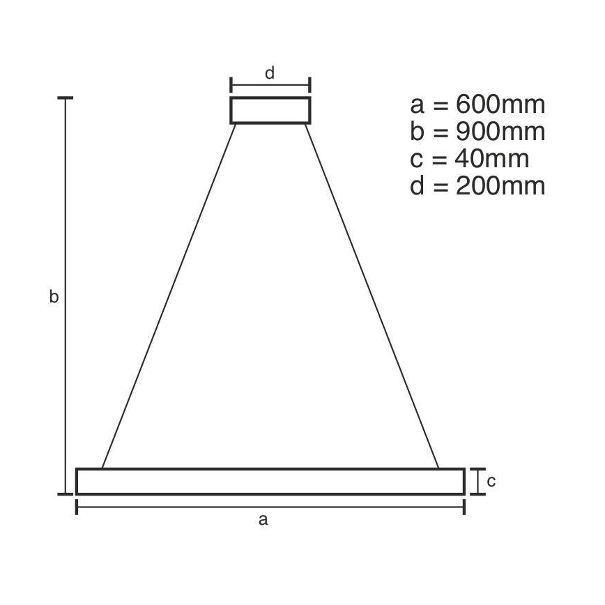 Brilagi - LED Stmívatelný lustr na lanku CIRCLE LED/42W/230V 3000-6500K + dálkové ovládání