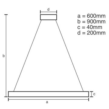 Brilagi - LED Stmívatelný lustr na lanku CIRCLE LED/42W/230V 3000-6500K + dálkové ovládání