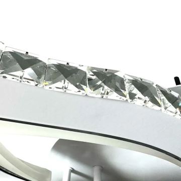 Brilagi - LED Stmívatelný přisazený lustr TWIST LED/180W/230V 3000-6500K + dálkové ovládání