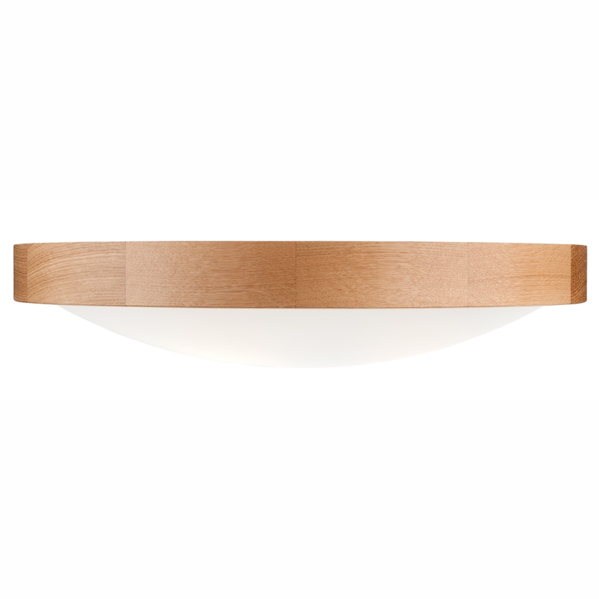 Brilagi - LED Stropní svítidlo CARVALHO SLIM 3xE27/60W/230V dub pr. 47 cm