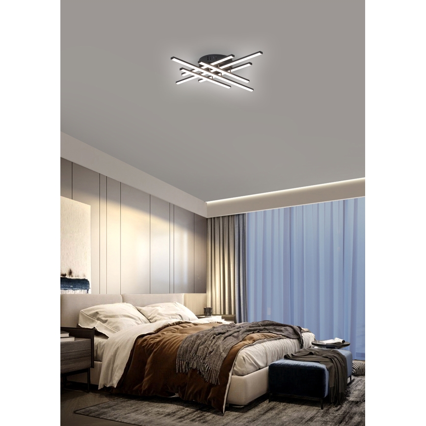 Brilagi - LED Stropní svítidlo STRIPES LED/42W/230V černá