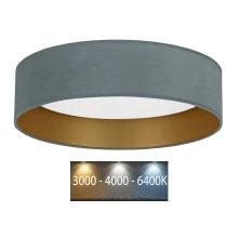Brilagi - LED Stropní svítidlo VELVET LED/24W/230V pr. 40 cm 3000/4000/6400K mintová/zlatá
