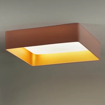 Brilagi - LED Stropní svítidlo VELVET SQUARE LED/24W/230V růžová