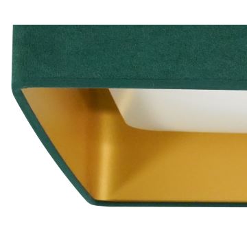 Brilagi - LED Stropní svítidlo VELVET SQUARE LED/24W/230V zelená