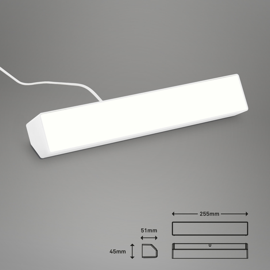 Brilo - LED RGBW Stmívatelná stolní lampa LED/9W/230V 3000-6500K Wi-Fi Tuya + dálkové ovládání