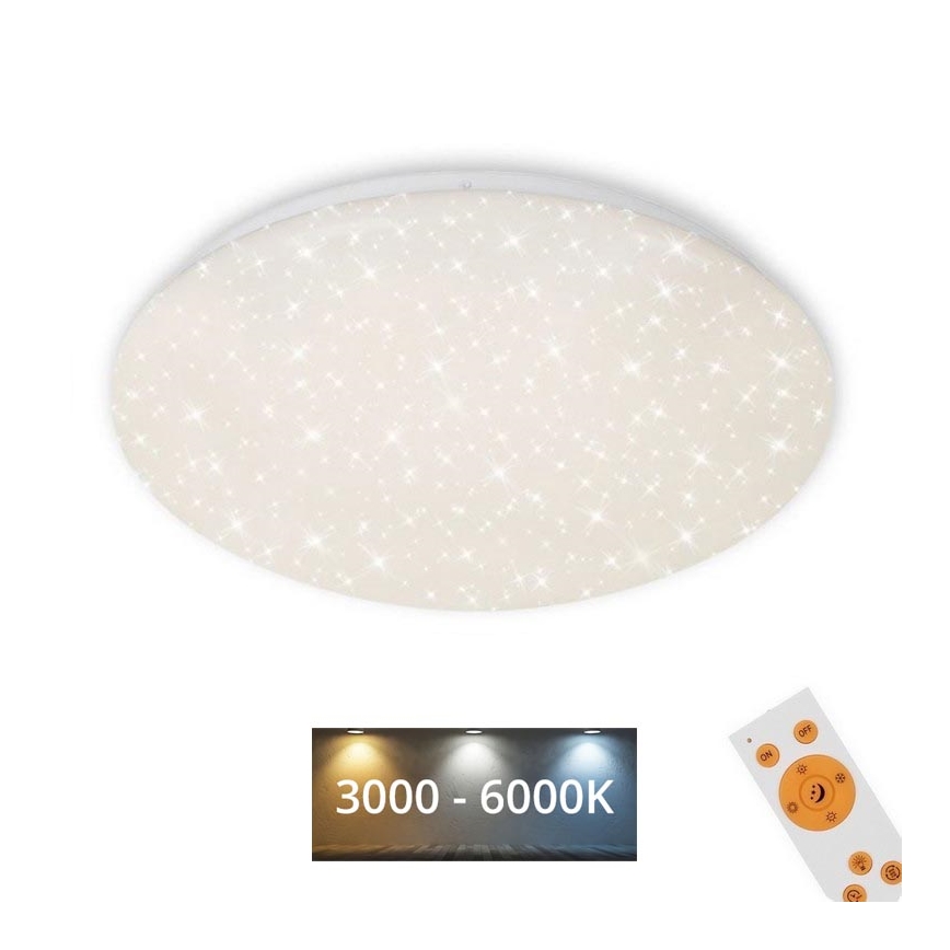 Brilo - LED Stmívatelné stropní svítidlo STARRY SKY LED/22W/230V 3000-6000K + dálkové ovládání