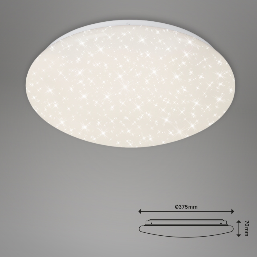 Brilo - LED Stmívatelné stropní svítidlo STARRY SKY LED/22W/230V 3000-6000K + dálkové ovládání