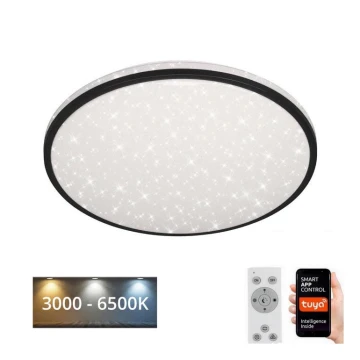 Brilo - LED Stmívatelné stropní svítidlo STARRY SKY LED/24W/230V 3000-6500K Wi-Fi Tuya + dálkové ovládání