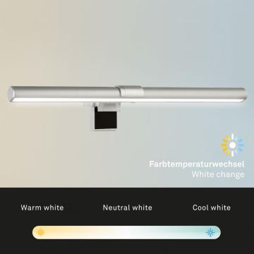 Briloner 2303-014 - LED Stmívatelné osvětlení monitoru LED/3,5W/5V 3000/4500/6500K