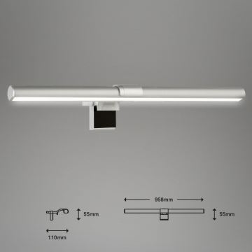 Briloner 2303-014 - LED Stmívatelné osvětlení monitoru LED/3,5W/5V 3000/4500/6500K