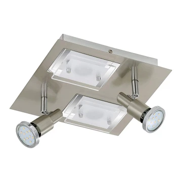 Briloner 2879-042 - LED Stropní svítidlo COMBINATA 2xGU10/3W + 2xLED/5W/230V