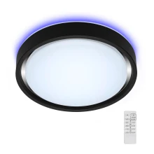 Briloner 3227-015 - LED RGB Stmívatelné stropní svítidlo se senzorem TALENA LED/24W/230V černá + dálkové ovládání