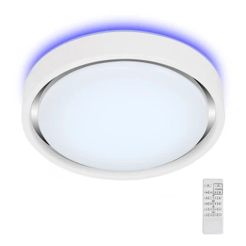 Briloner 3227-016 - LED RGB Stmívatelné svítidlo se senzorem TALENA LED/24W/230V bílá + dálkové ovládání