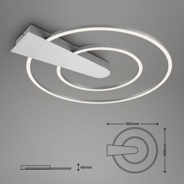 Briloner 3543-018 - LED Stmívatelné stropní svítidlo NICO LED/25W/230V chrom