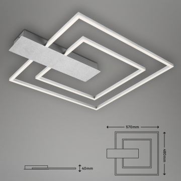 Briloner 3545-018 - LED Stmívatelné stropní svítidlo NICO LED/25W/230V chrom